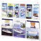 Clear2c™ Pamphlet Display 28 x 3 x 23-1 / 2 in. H