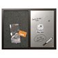 Combo Dry Erase and Fabric Boards black