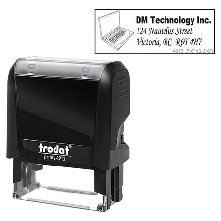 Printy Self-Inking Custom Stamp with Online Voucher