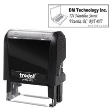 Printy Self-Inking Custom Stamp with Online Voucher