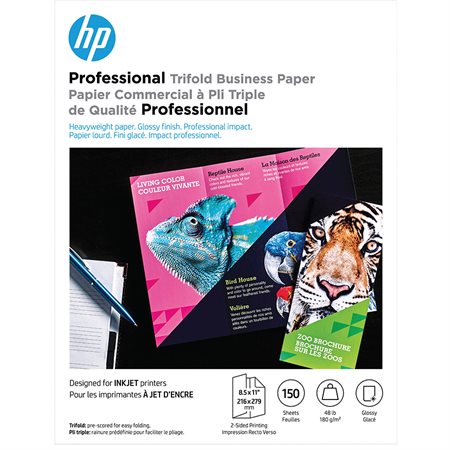 HP Professional Trifold Business Paper