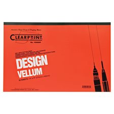 Bloc de papier vélin Clearprint 11 x 17 po