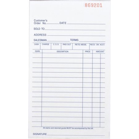 All-purpose Carbonless Forms Book