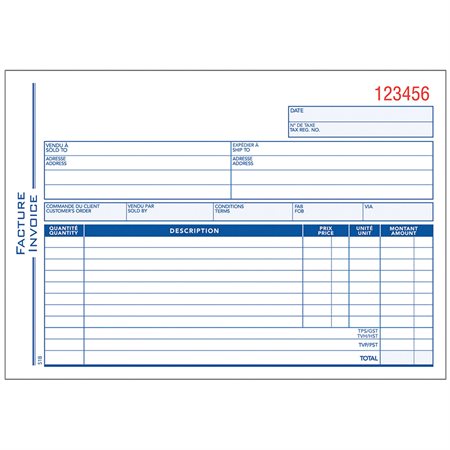 Invoice Form Book