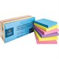 Self Adhesive Notes 3 x 3 in. 4 yellow and pink, 2 blue and purple