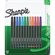 Marqueur Sharpie® Paquet de 12. couleurs variées