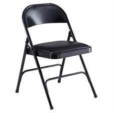 Steel Folding Chair All metal black (box 4)