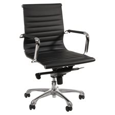 Modern Chair Mid-back 25 x 26 x 38"H