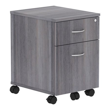 Relevance Series Charcoal Laminate Office Furniture Pedestal - 2-Drawer