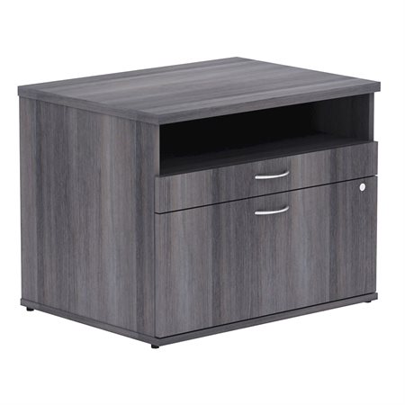 Relevance Series Charcoal Laminate Office Furniture Credenza - 2-Drawer
