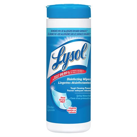Lingettes désinfectantes Lysol® Paquet de 80 lingettes parfum printemps