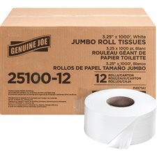 Jumbo Bathroom Tissue 3 1/4 in. X 1000 ft (box 12)