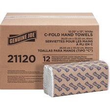 Paper Towels Singlefold, 13 x 10 in. 240 towels (box 10)