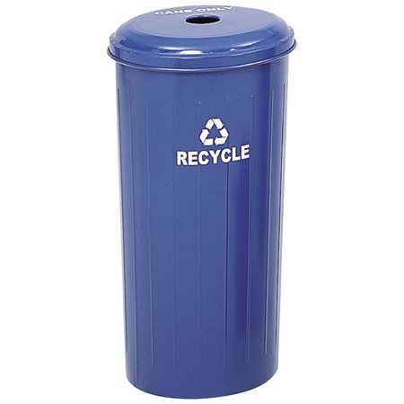 Réceptacle de recyclage avec couvercle