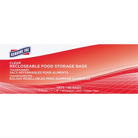 Reclosable Food Storage Bags