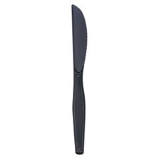 Heavy Weight Disposable Cutlery Black knives