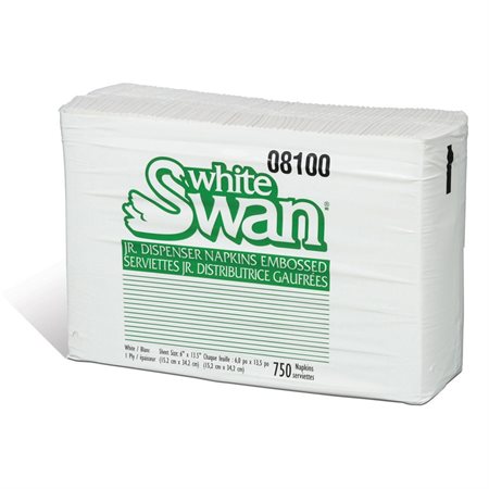 Serviettes de table White Swan®