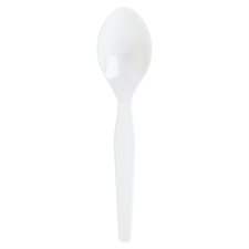 Heavy Weight Disposable Cutlery White spoons
