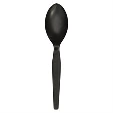 Heavy Weight Disposable Cutlery Black spoons