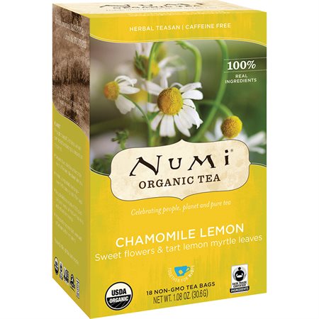 Thé biologique Numi Thé à base de plantes Citron et camomille