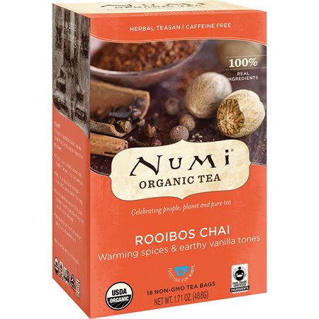 Thé biologique Numi Thé à base de plantes Chai Rooibos
