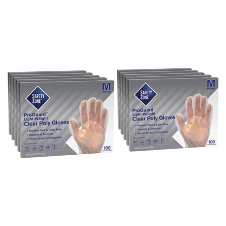 Clear Powder Free Polyethylene Gloves