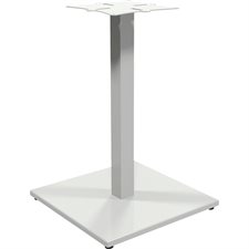 Square Table Base Height: 28 in. white