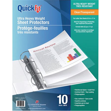 Ultra-Heavyweight Sheet Protectors