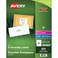 EcoFriendly White Mailing Labels Box of 100 sheets 3-1/3 x 4" (600)