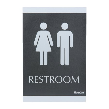 Enseigne d'identification restroom