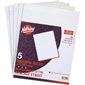 White Figuring Pad Ruled 1 / 4". Package of 5. 8-3 / 8 x 10-7 / 8"