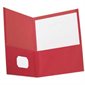 Couverture de présentation recyclée 100 % Earthwise™ Paquet de 10 rouge