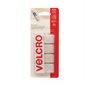 Attaches Velcro® Carrés, 7/8". Paquet de 12. blanc
