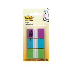 Post-it® Flags violet, blue, green