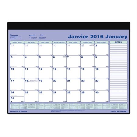 Monthly Desk Pad Calendar Base