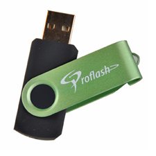 Clé USB à mémoire flash FlipFlash 64 Go couleur variées