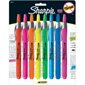 Retractable Highlighter Package of 8 assorted colours