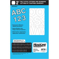 Geosign Vinyl Letters and Numbers