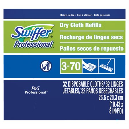 Swiffer Sweeper Dry Sweeping Refill Professional, unscented box 32