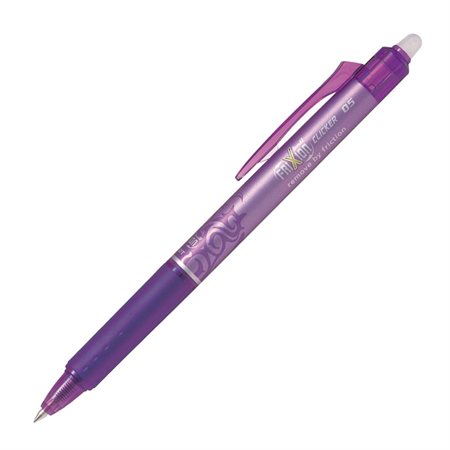 FriXion® Ball Clicker Retractable Erasable Pen 0.5 mm purple
