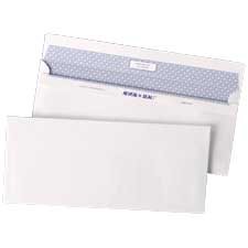 Enveloppe blanche Reveal N Seal® Sans fenêtre. #10. 4-1 / 8 x 9-1 / 2 po.