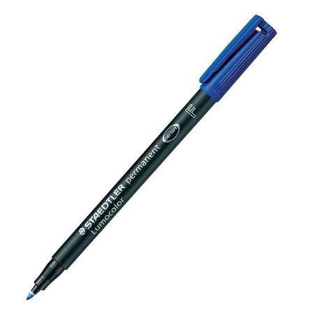 Marqueur permanent Lumocolor® Pointe Fine. 0,6 mm bleu