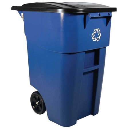 Brute® Recycling Rollout Container blue