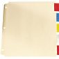 Extra Wide Tab Dividers Assorted colours 5 tabs
