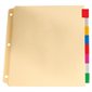 Extra Wide Tab Dividers Assorted colours 8 tabs