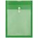 Enveloppe transparente expansible vert