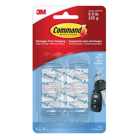 Command™ Adhesive Mini-Hooks
