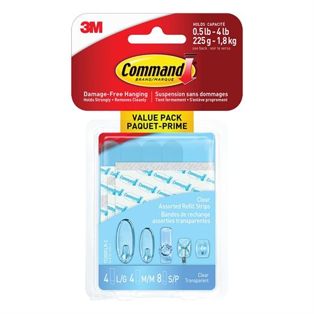 Command™ Poster Strips clear (16)