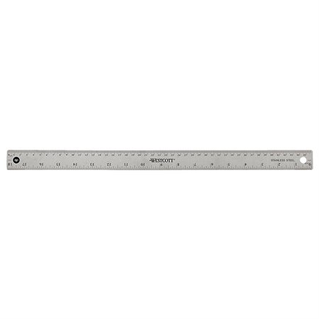 Metal Ruler with Cork Backing