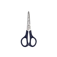 School scissors semi-pointed tips, 6" blue